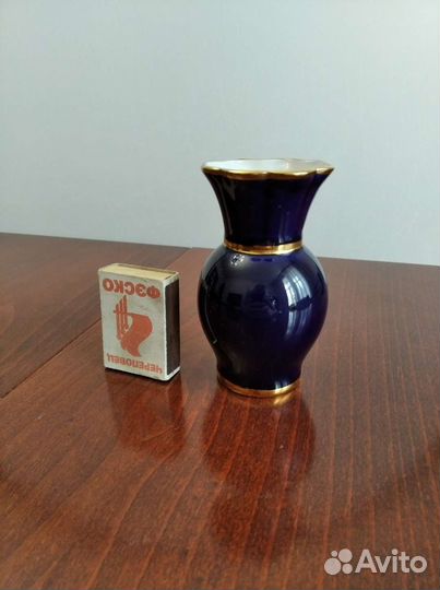Ваза mini СССР cobalt