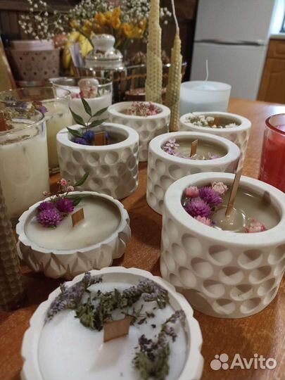 Свечи ручной работы на подарок