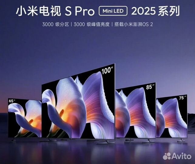 Телевизор Xiaomi TV S Pro Mini LED (2025) 75