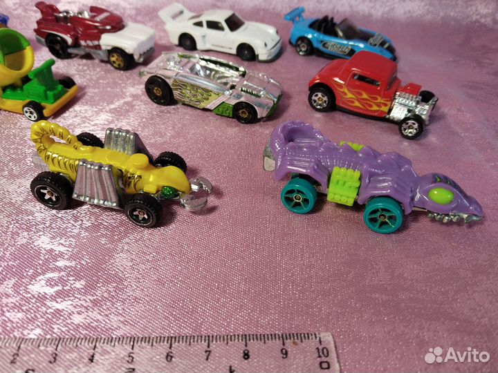 Hot Wheels 10 шт. машинки Малайзия Croc rod Hotwei