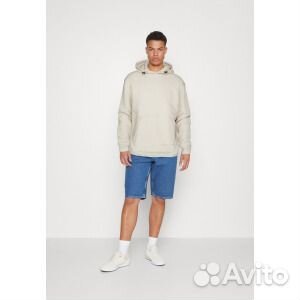 Толстовка Jack & Jones Jcofilo Plain Hood, лунный