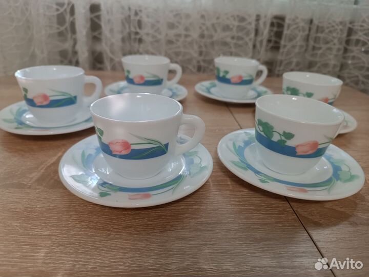 Чашка с блюдцем