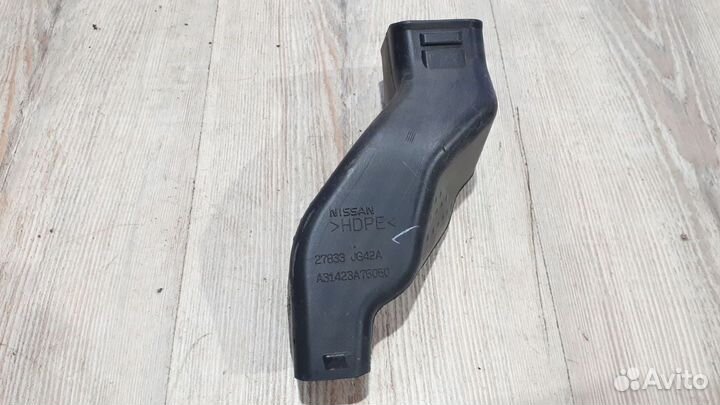 Воздуховод отопителя печки Nissan X-trail T31 Лев