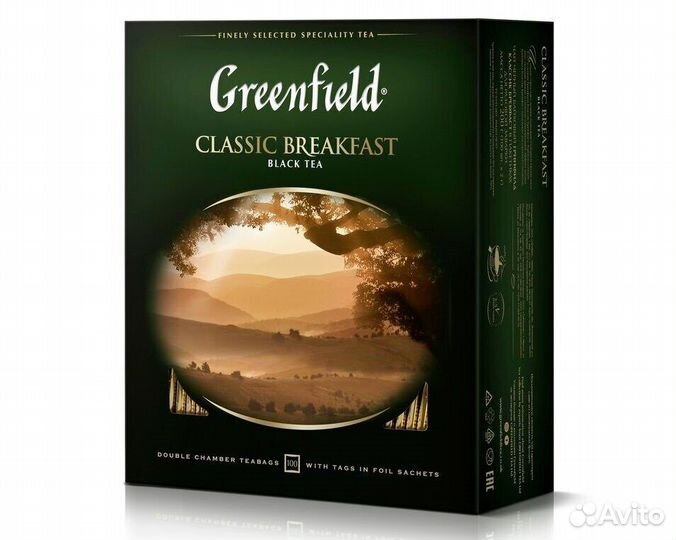 Опт - Чай Greenfield Classic Breakfast Чёрный 100