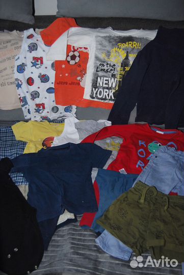 Вещи пакетом на мальчика 86-92