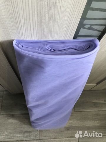 Фатин сиреневый в рулоне