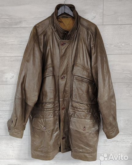 Винтажная кожаная куртка Bogner оригинал