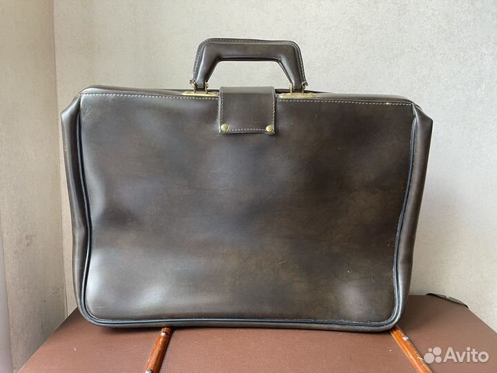 Портфель коричневый винтаж СССР