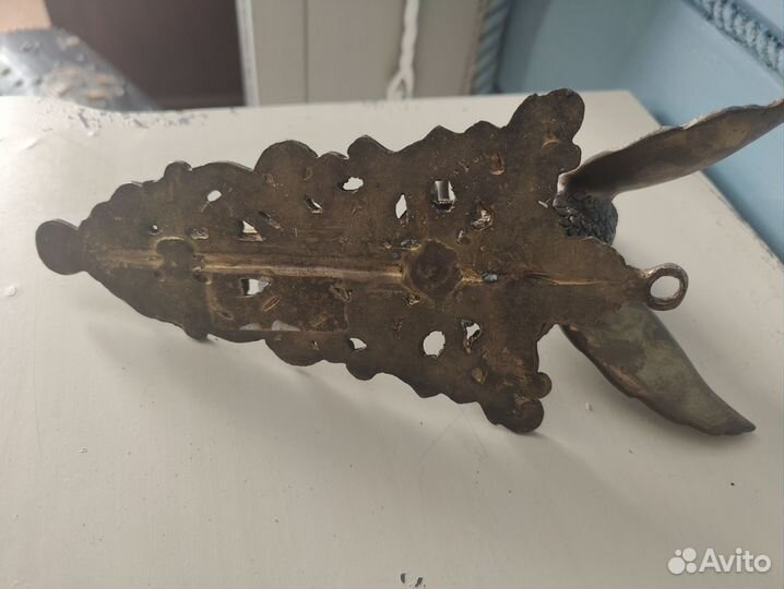 Декор бронза птица