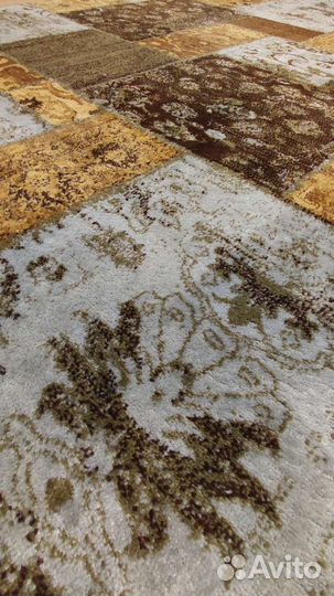 Элитный шерстяной ковёр после хим.чистки