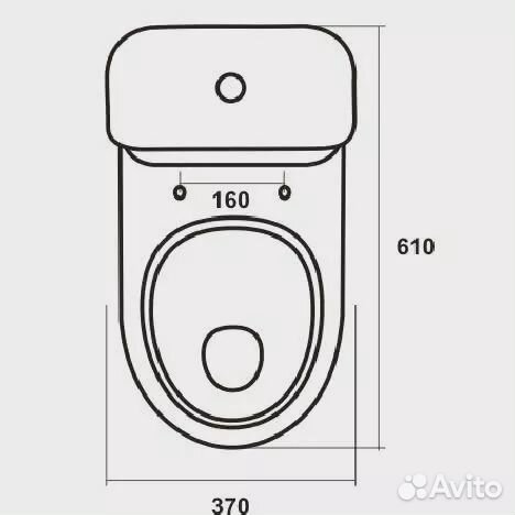 Унитаз Sanita Стандарт комфорт антивсплеск, микр