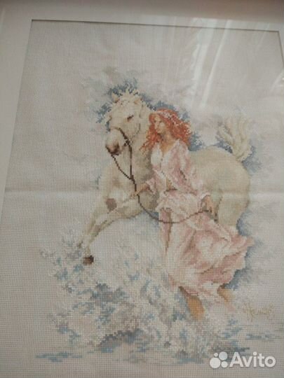 Картина вышивка
