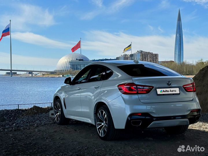 BMW X6 3.0 AT, 2017, 119 800 км