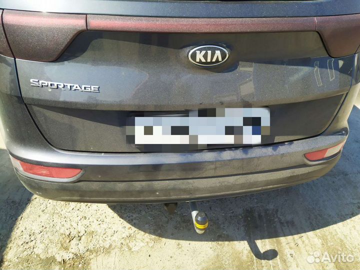 Фаркоп на Kia Sportage 2016-2018 с оцинк. шаром