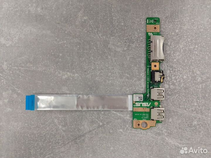 Доп плата audio, USB, картридера Asus X502C X402CA