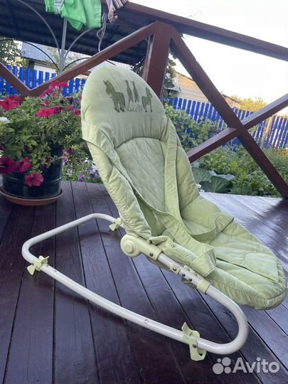 Шезлонг детский качалка