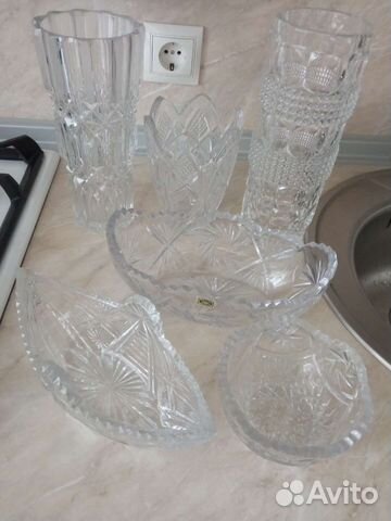 Хрусталь ссср, новый, 6 штук