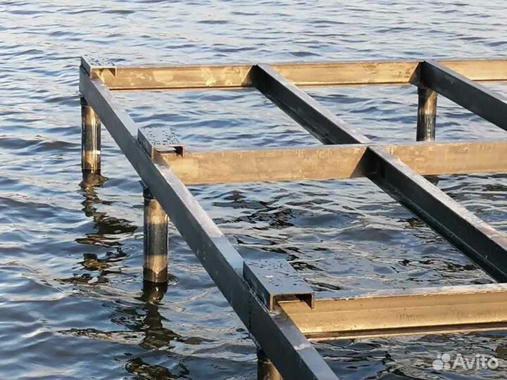 Пирсы, причалы, кладки. Винтовые сваи