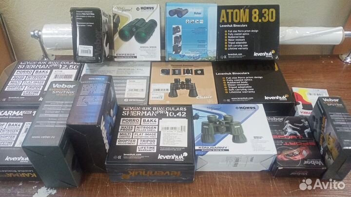 Бинокли Veber, Levenhook, Discovery