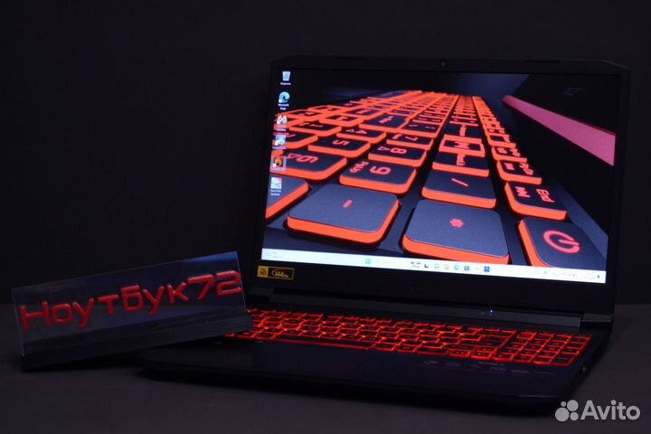 Игровой ноутбук Acer Nitro. RTX 3050Ti/16gb/6ядер