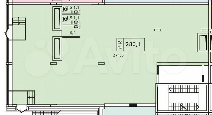 Производство, 280.1 м²