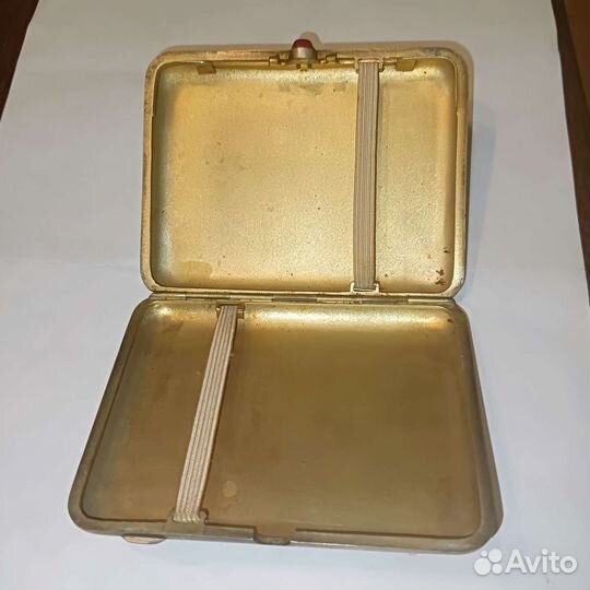 Портсигар серебряный СССР 875 проба мюф