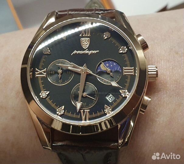 Мужские кварцевые часы timecode Poedagar