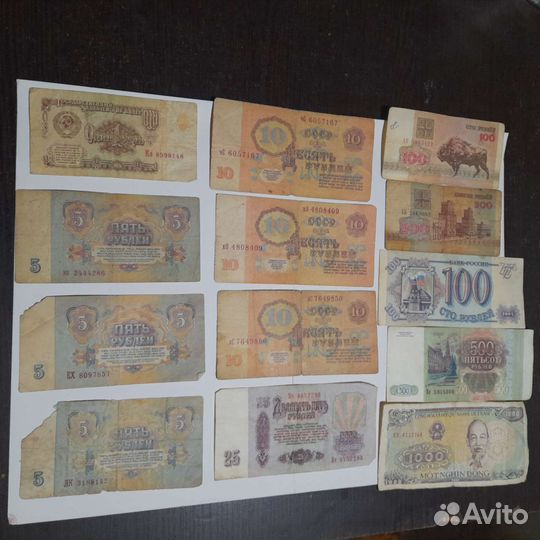 Купюры. Монеты.Жетоны