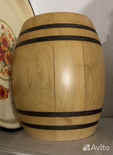 Бутыль стекло 3л в бочке