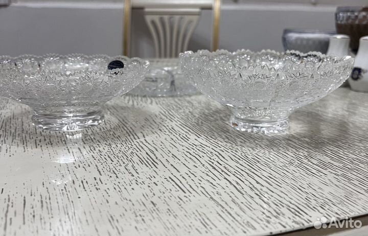 Ваза хрустальная