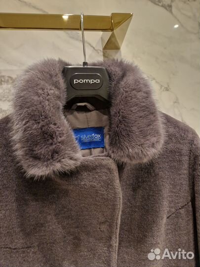 Меховое пальто Silverfox. Размер 44