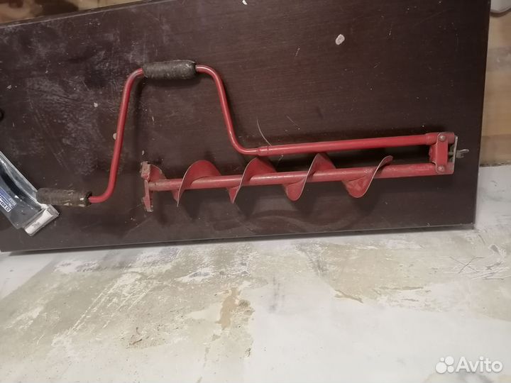 Бур для зимней рыбалки СССР