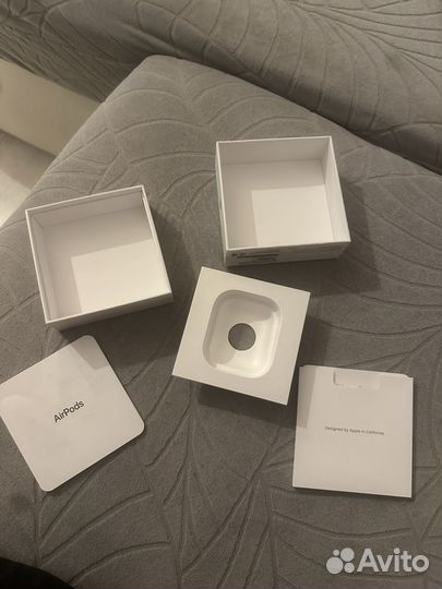 Коробка наушники airpods 2