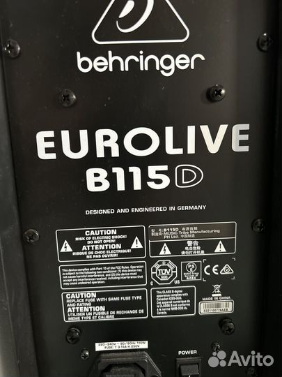 Акустическая система Behringer B115D