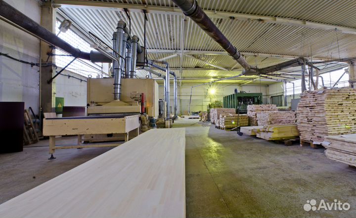 Линия производства мебельного щита, погонаж аренда