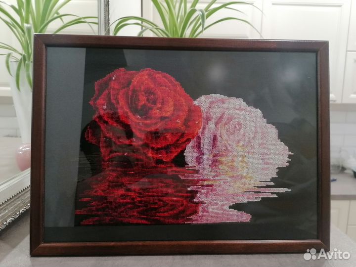 Картина вышитая крестом 