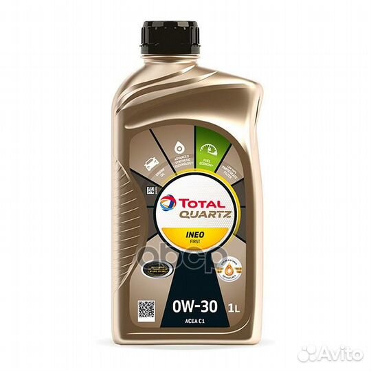 Масло моторное total Quartz Ineo First 0W-30 1л
