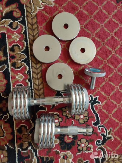 Гантели torneo разборные 10 кг