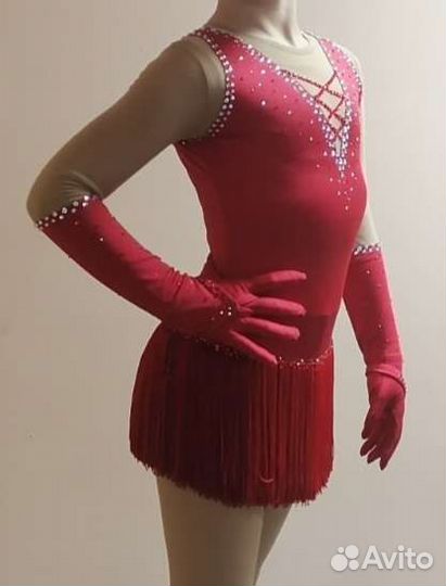 Платье для выступления фигурное катание 122- 128