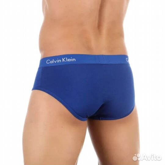 Мужские трусы брифы синие Calvin Klein Briefs