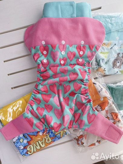 Многоразовые подгузники и вкладыши, новые