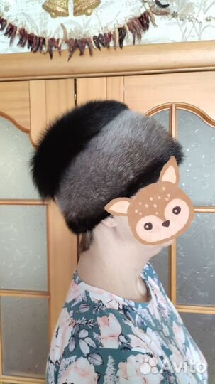 Шапка зимняя женская норка + каракульча