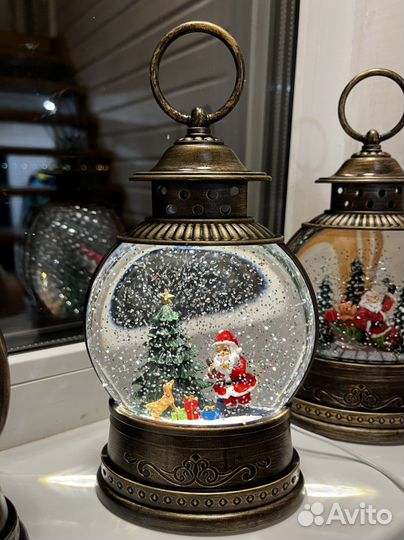 Новогодний музыкальный фонарь
