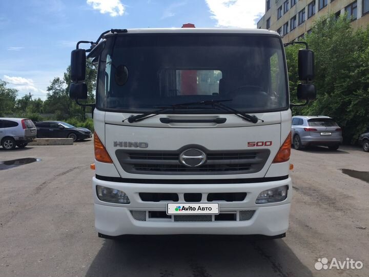 Бортовой грузовик Hino 500 (Ranger) с КМУ UNIC, 2013