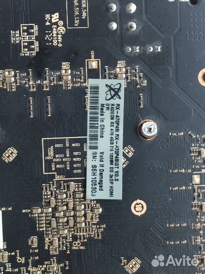 Видеокарта rx 470 4gb