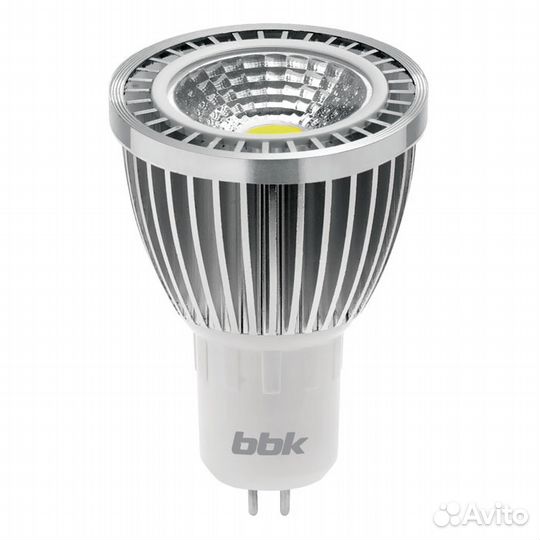 Светодиодная лампа ббк Gu5.3 5Вт холодный свет