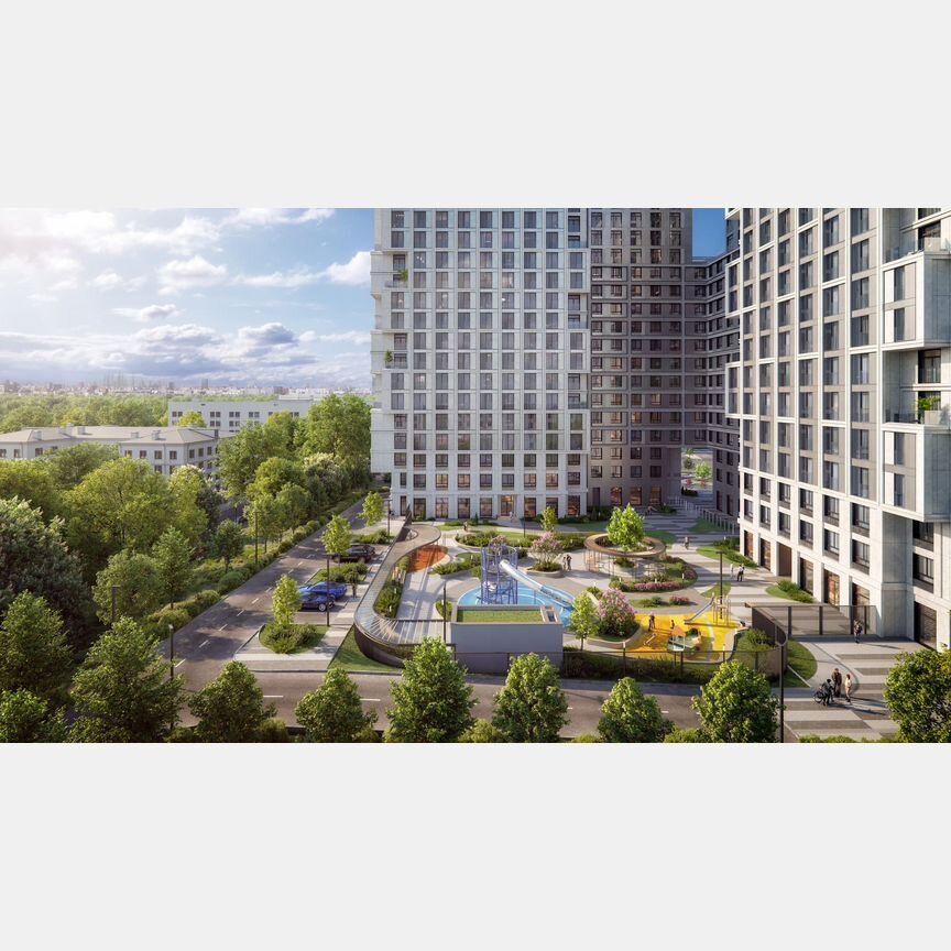 1-к. апартаменты, 38,2 м², 4/20 эт.