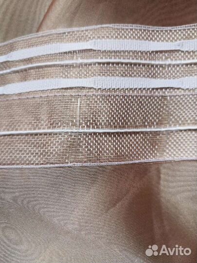 Тюль готовый на ленте