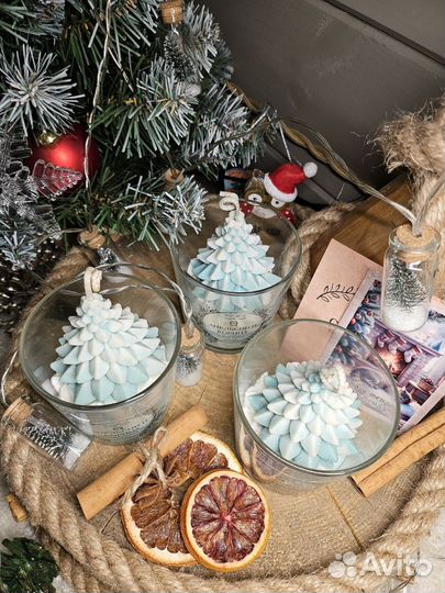 Свеча новогодняя 