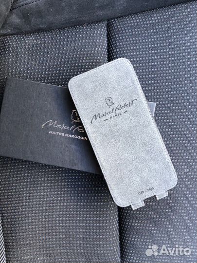 Чехол на iPhone 13 pro кожаный marsel robert